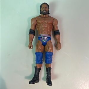 Action Figure with Blue and Black Outfit